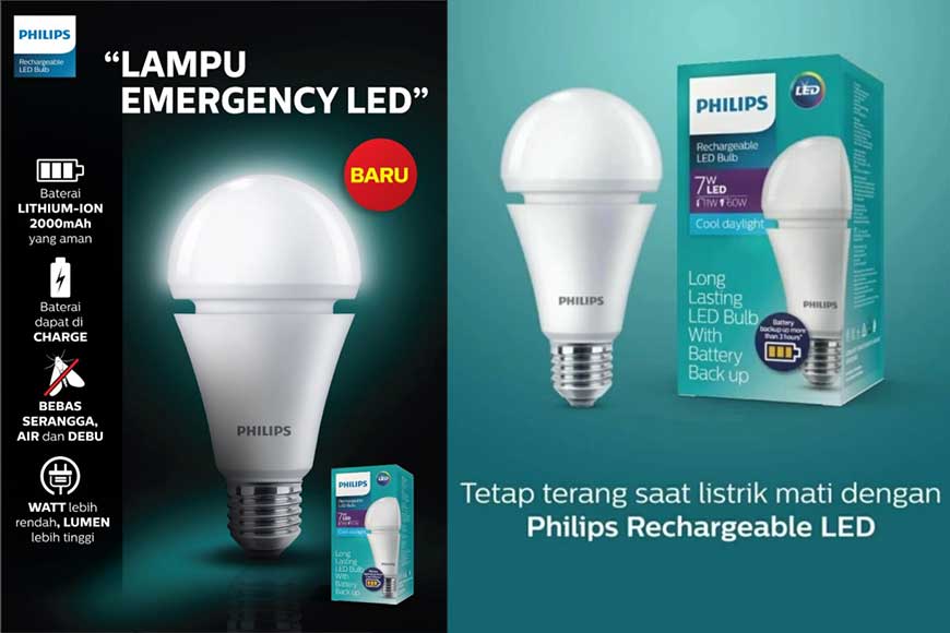 lampu emergency philips