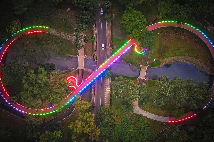 Menciptakan Efek Visual yang Elegan dengan Lampu Taman Tebet Eco Park