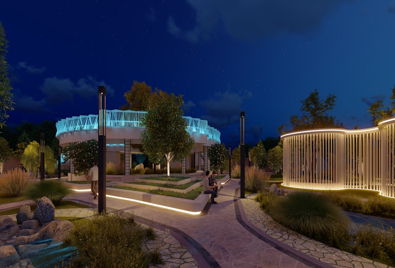 Teknologi dan Estetika di Balik Lighting Bundaran IKN