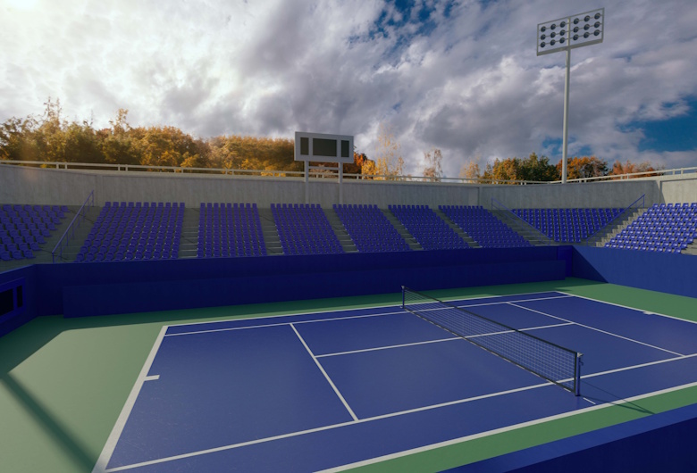 Sistem Pencahayaan Lapangan Padel Sesuai Standar Internasional